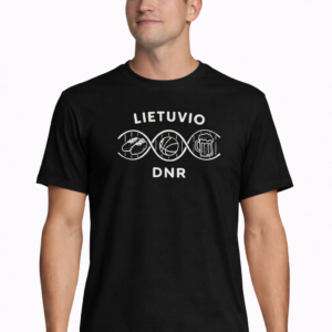 Juodi marškinėliai ,,Lietuvio DNR''